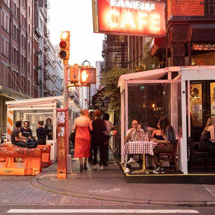 Commercial real estate for rent in downtown Manhattan at 114 Crosby Street, located near cafes, bars and subway stations