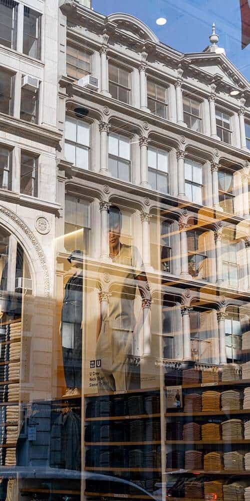 Renovated, modern office building in heart of SoHo near historic New York City buildings