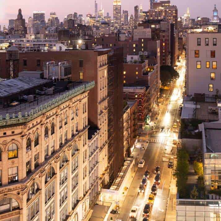 Lease a luxury office in a Soho office building in New York, NY
